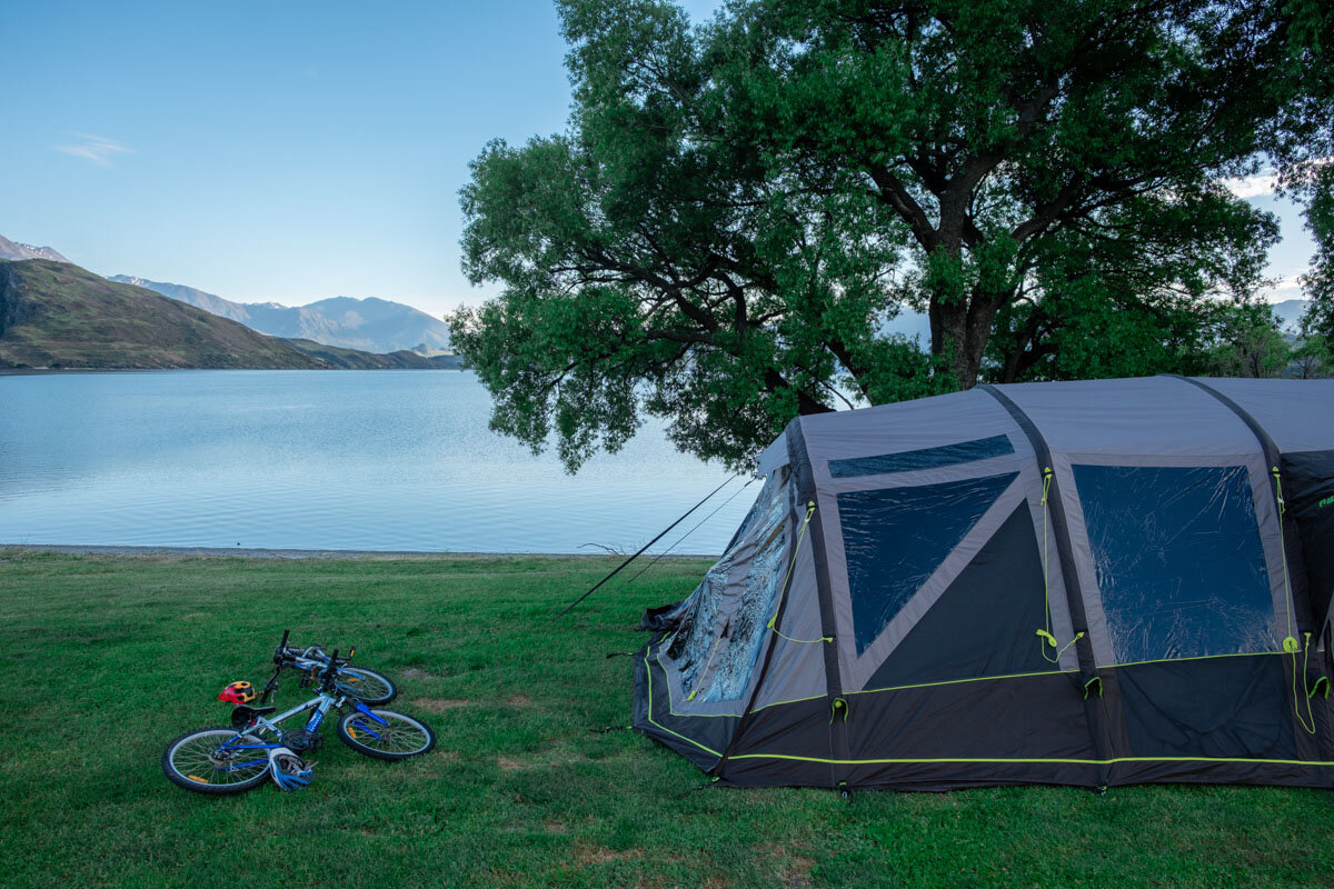 New Zealand Campsite: Glendhu Bay Motor Camp | Image by Jennifer Parkes of Backyard Travel Family