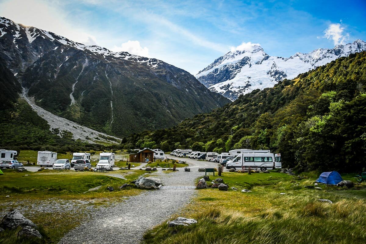 New Zealand Campsites: White Horse Hill Campground