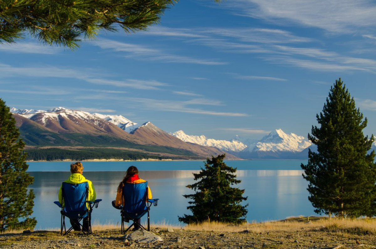 New Zealand Campsites: Lake Pukaki Reserve | Image by: Adriana