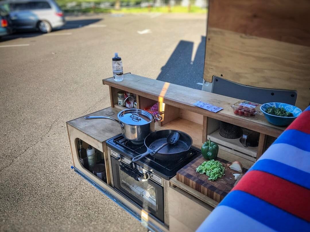 Campervan Kitchen image by @kris_lunning