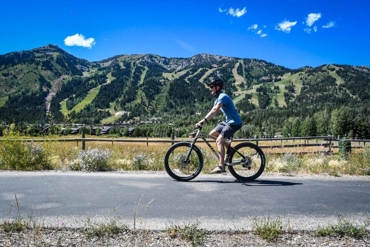 Biking in Grand Teton National Park