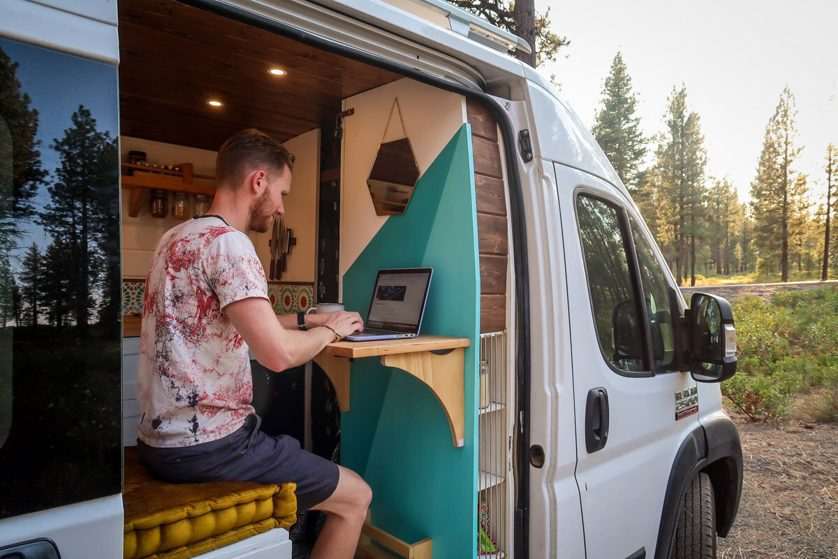 Camper van WiFi | Digital Nomad Van Life