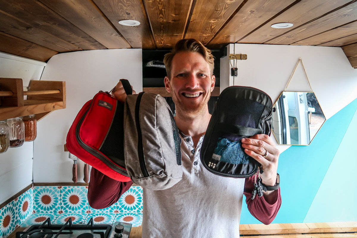 Best Campervan Gifts: Packing Cubes