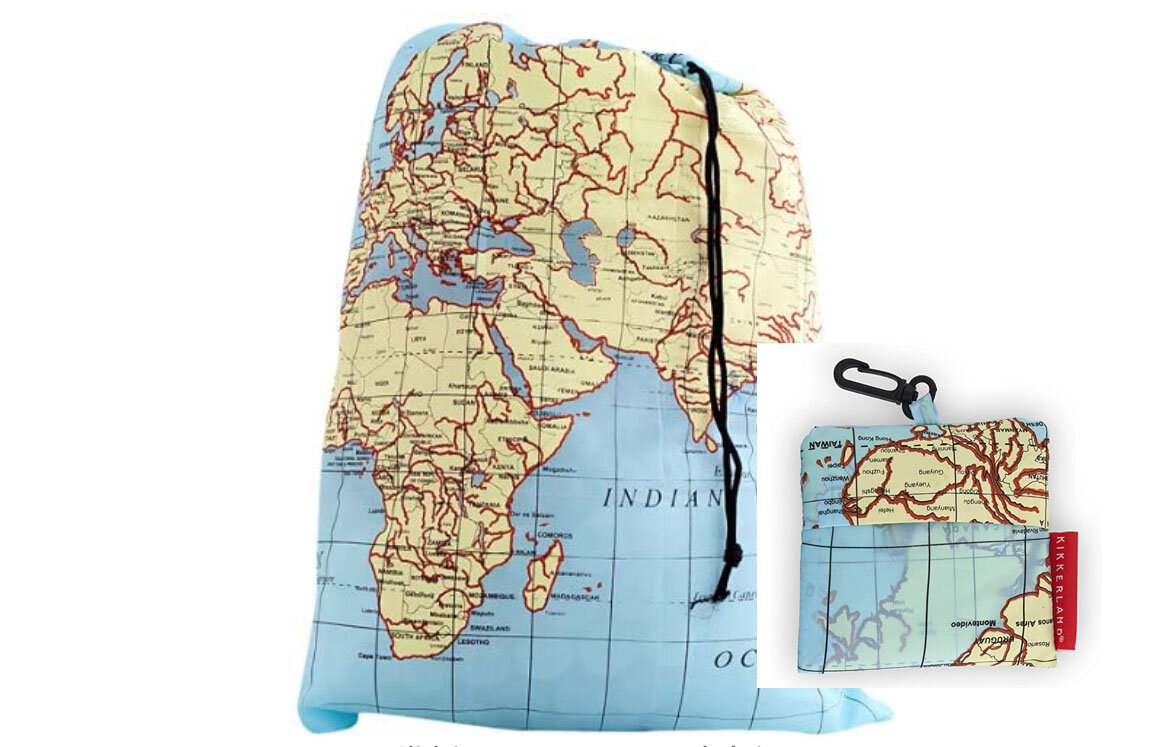 World Map Laundry Bag | Image source: Amazon