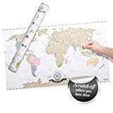 Unique Travel Gifts | Scratch Off World Map