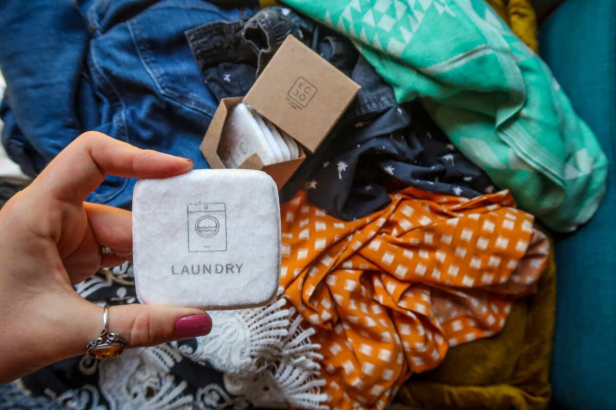 Eco Friendly Travel Products | zero waste laundry detergent