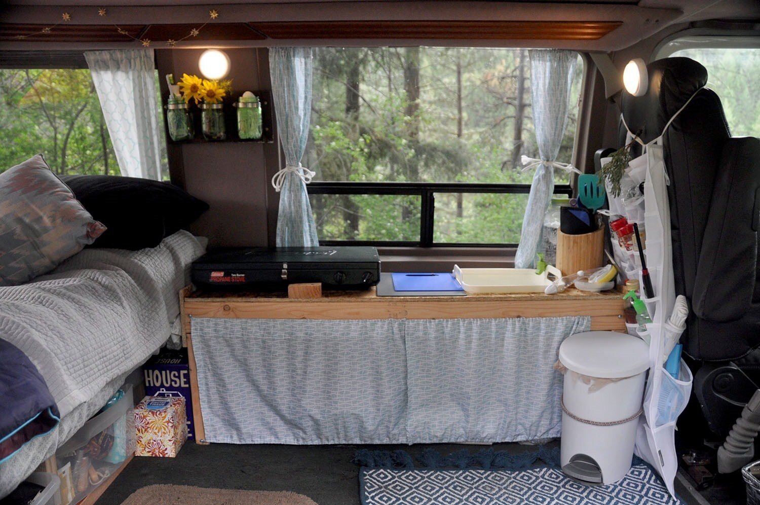 Campervan Cost Budget Kitchen Simple