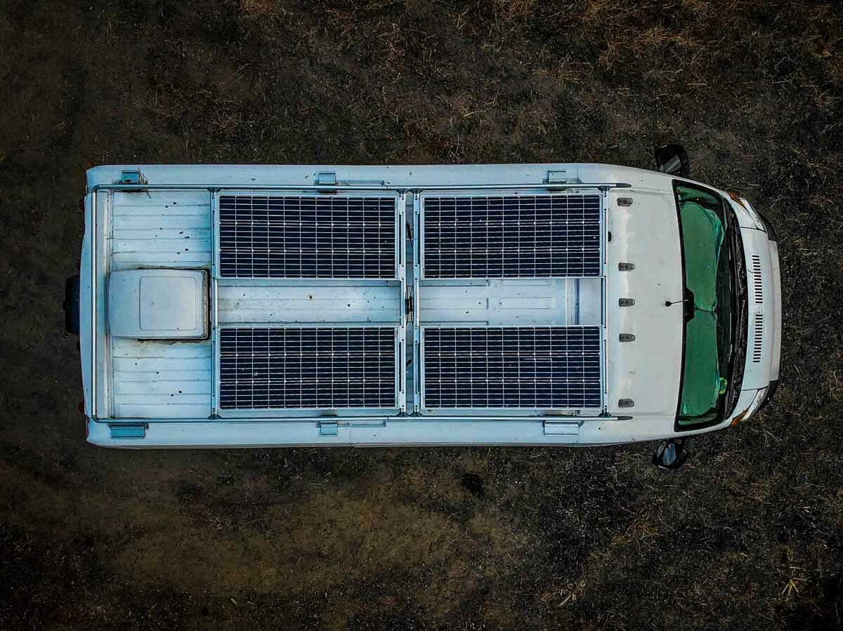 Campervan Cost Solar Panels on Roof Rack