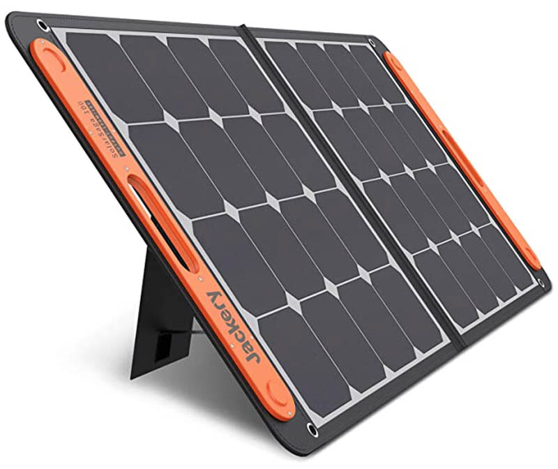 Campervan Costs Jackery 100W Portable Solar Panel