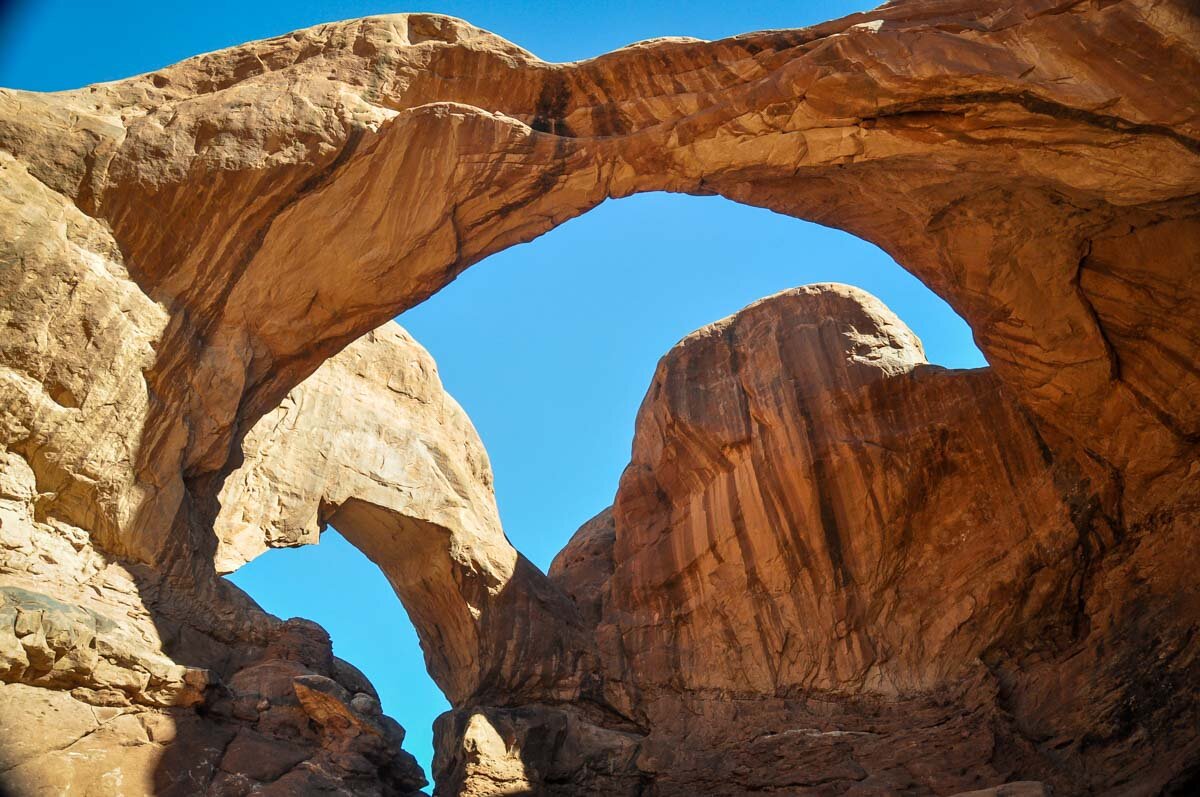 Double Arch Arches National Park Utah Road Trip