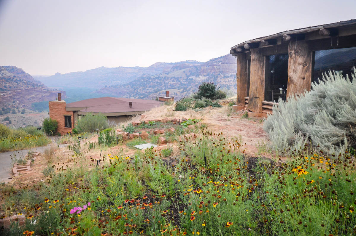 Cliffside cafe in Escalante, Utah