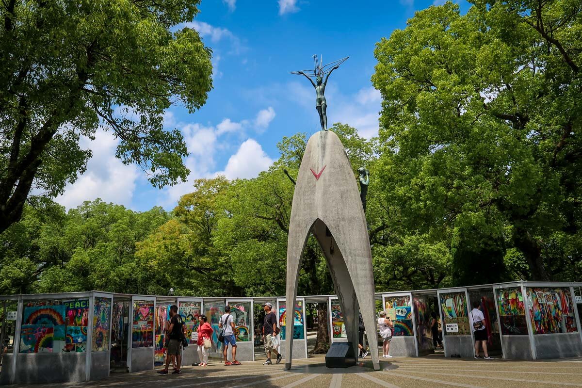 The Children's Peace Monument in Hiroshima