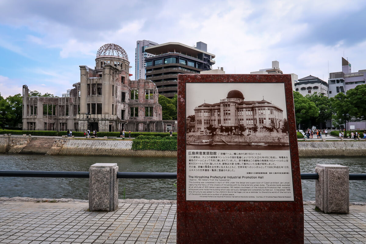 Atomic Bomb Dome memorial in Hiroshima Japan
