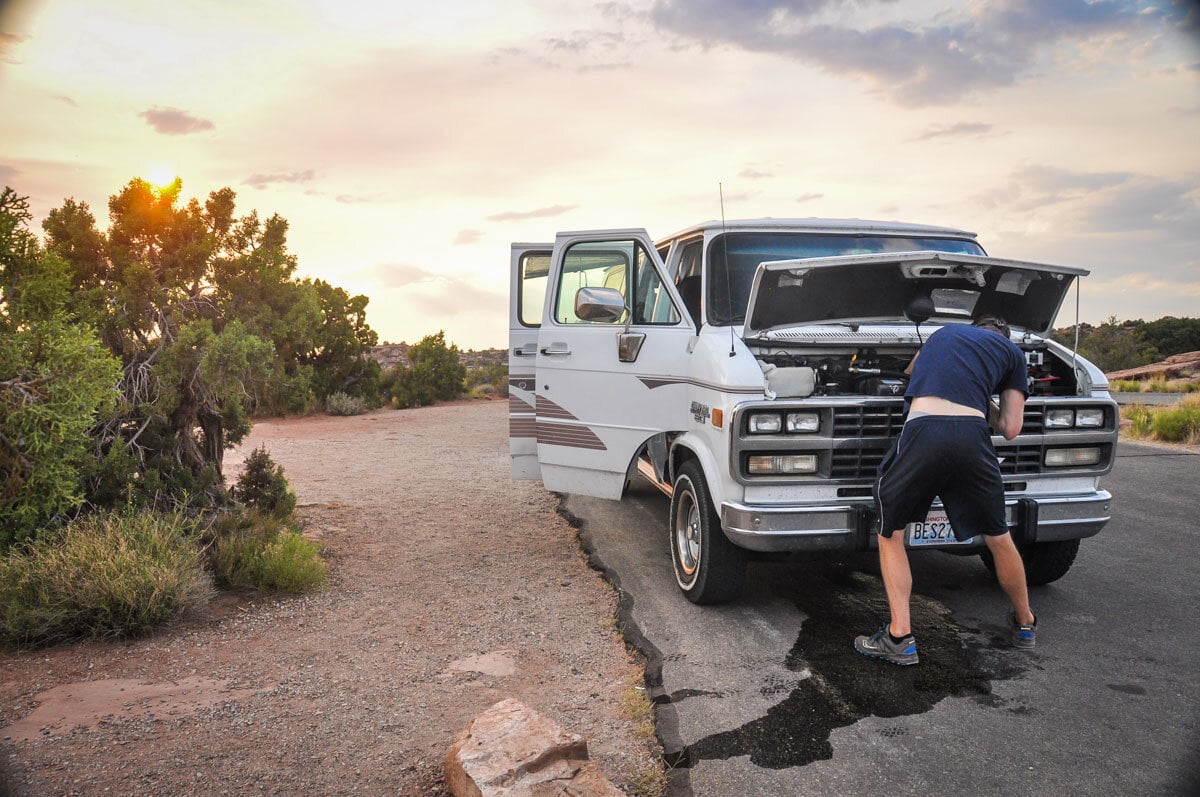 Living in a Van | Campervan break down