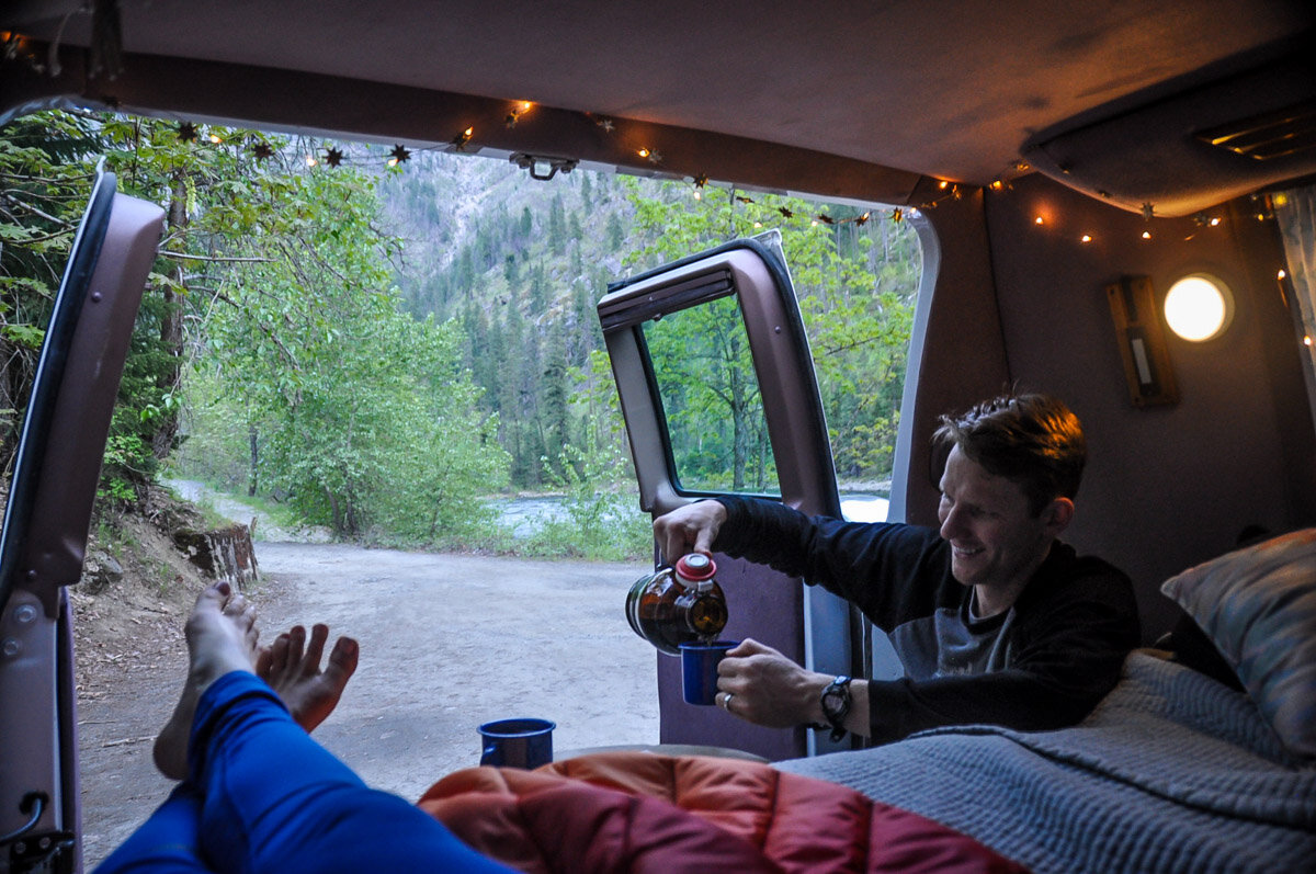 Living in a Van | Campervan and a growler