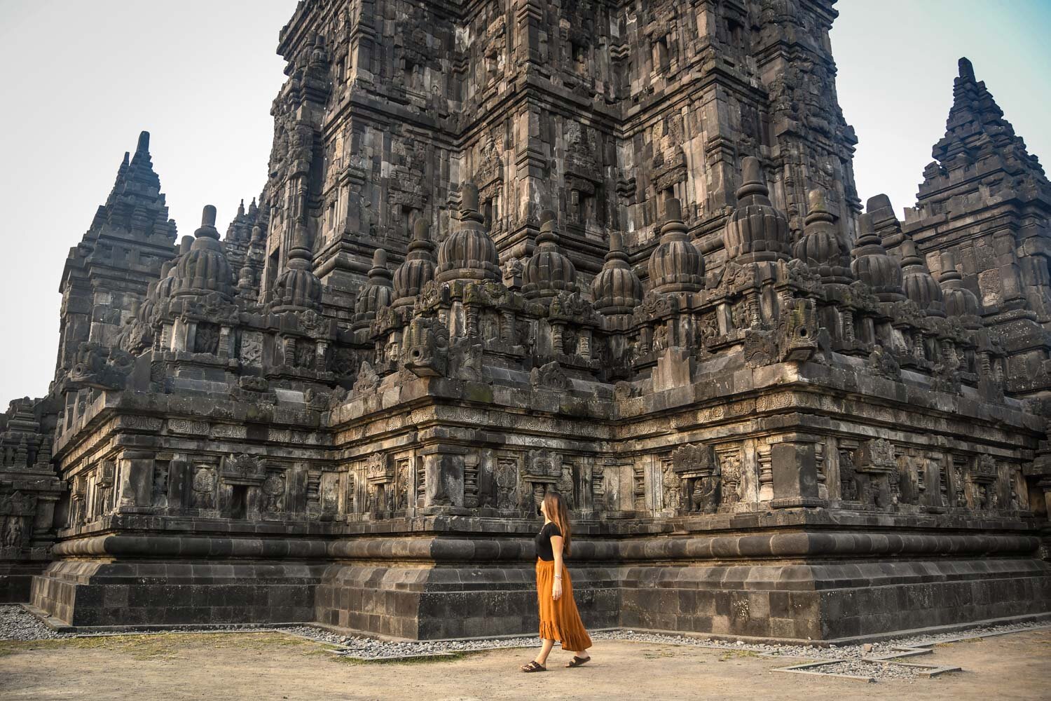 Prambanan Temple Yogyakarta Sunset