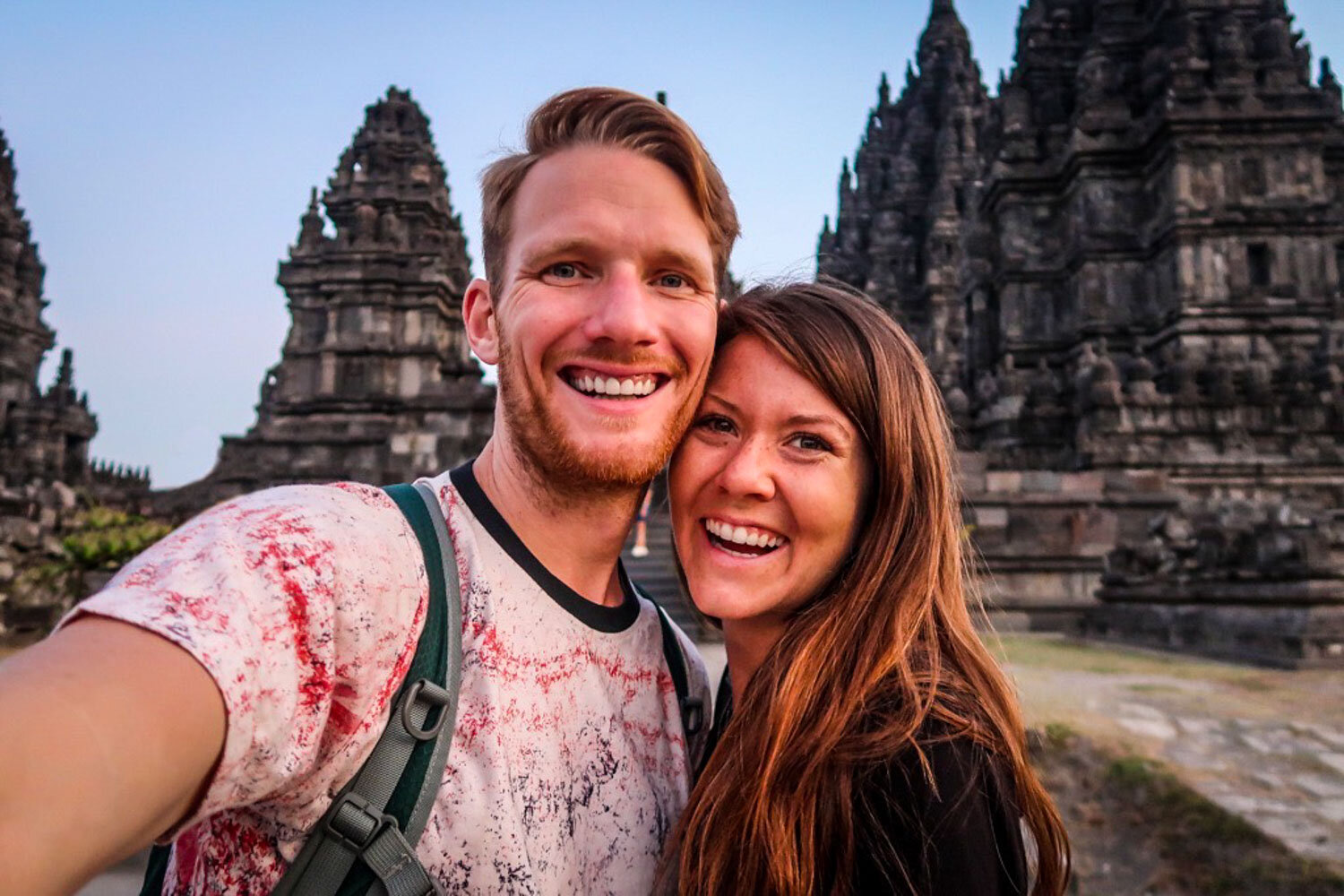 Prambanan Temple Yogyakarta Sunset Selfie