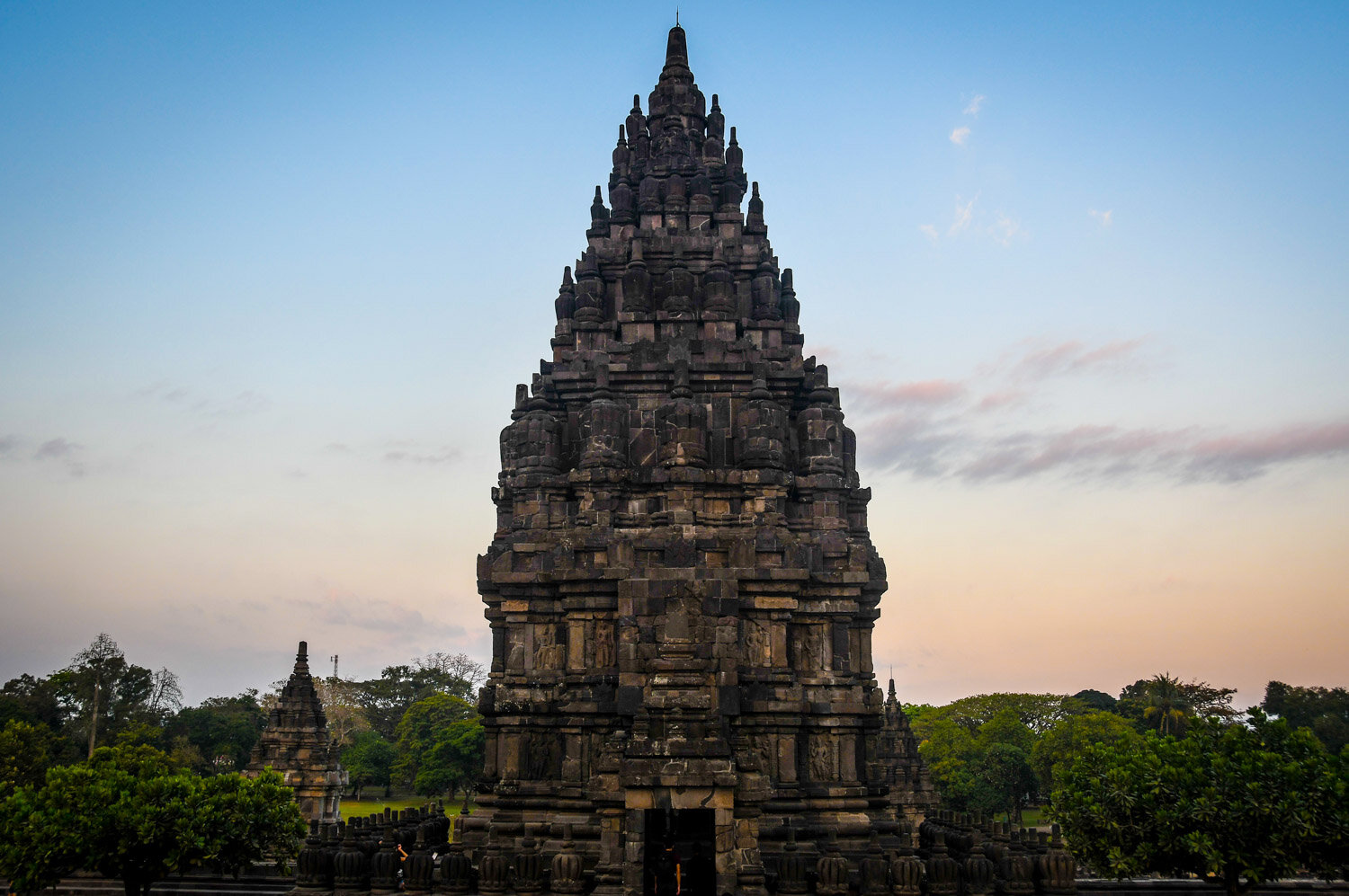 Prambanan Temple Yogyakarta Sunset