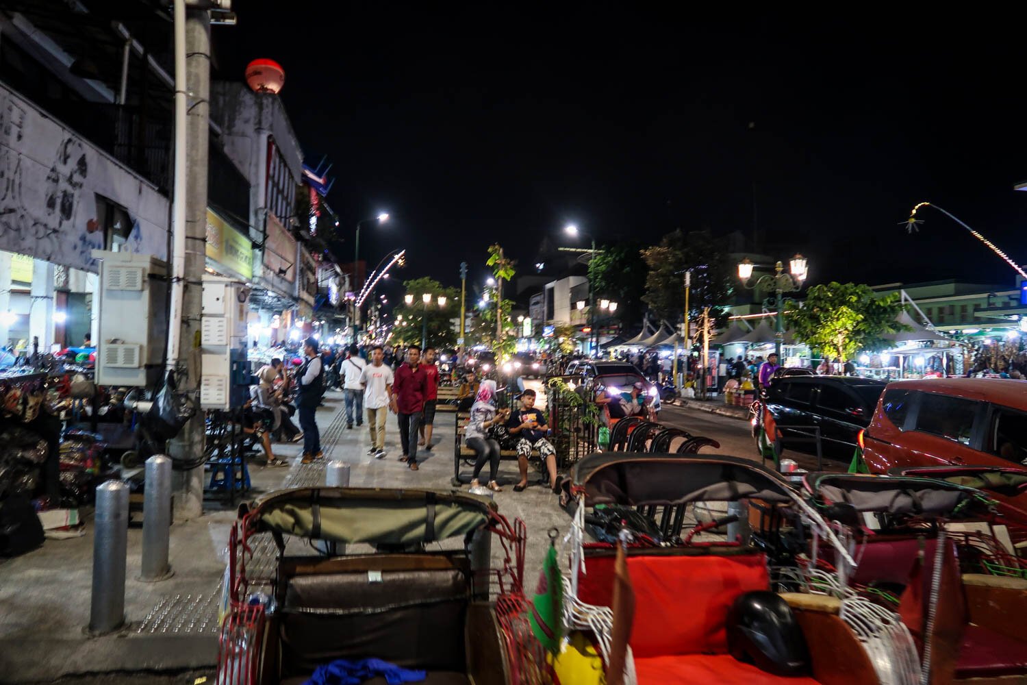 Malioboro Street in Yogyakarta Java