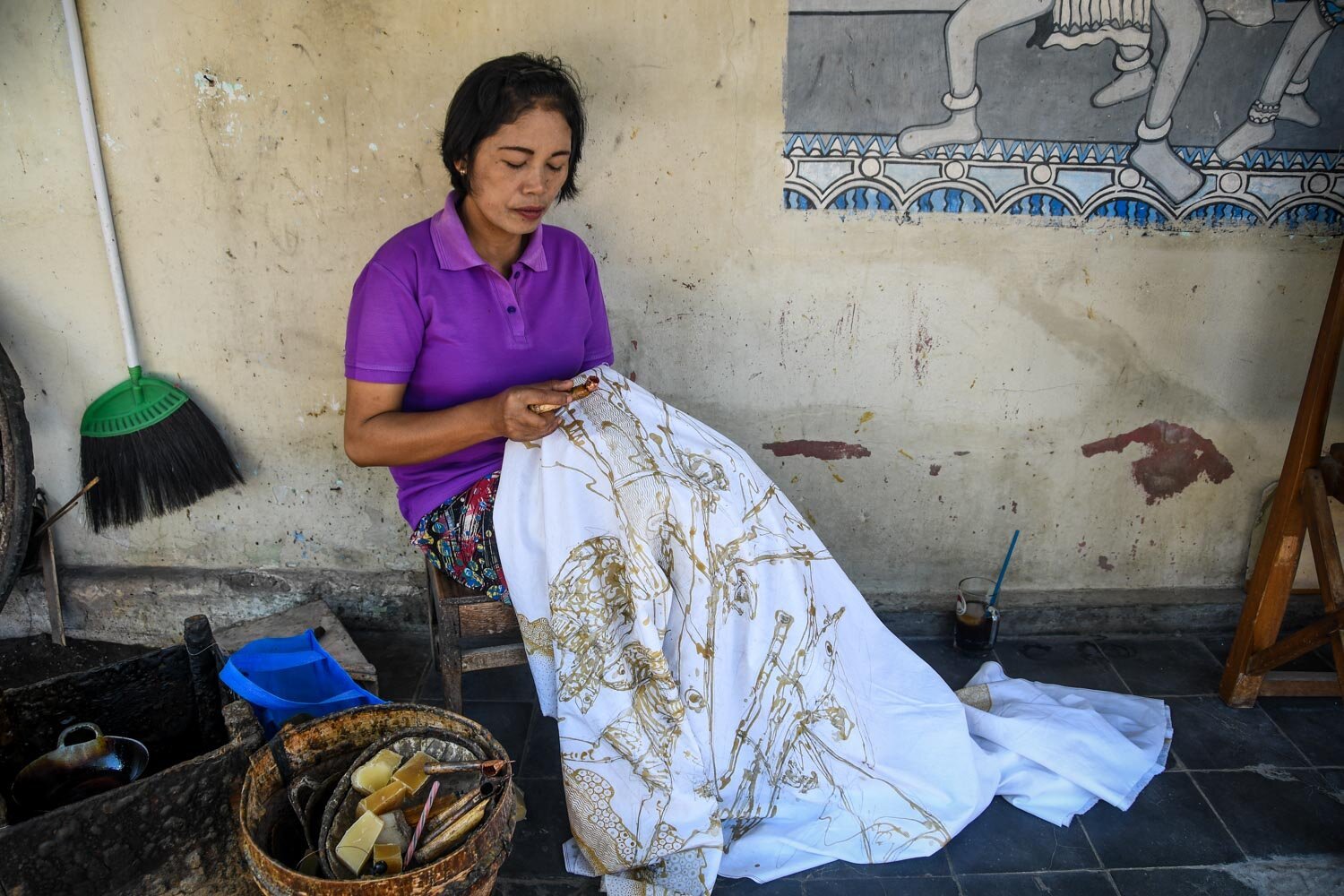 Batik Handicrafts in Yogyakarta Java