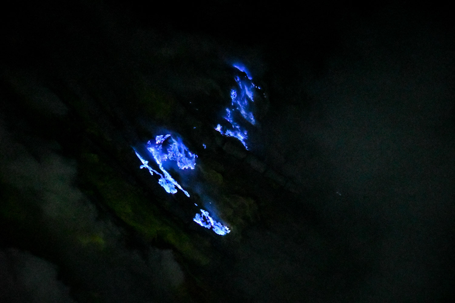 Blue Flame Sulfur Mine Kawah Ijen Crater Sunrise Hike