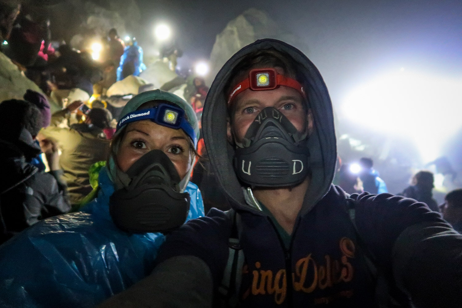 Kawah Ijen Crater Sunrise Hike into the Crater Gas Masks