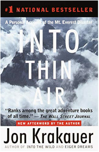 Books for Travelers | Into Thin Air by Jon Krakauer