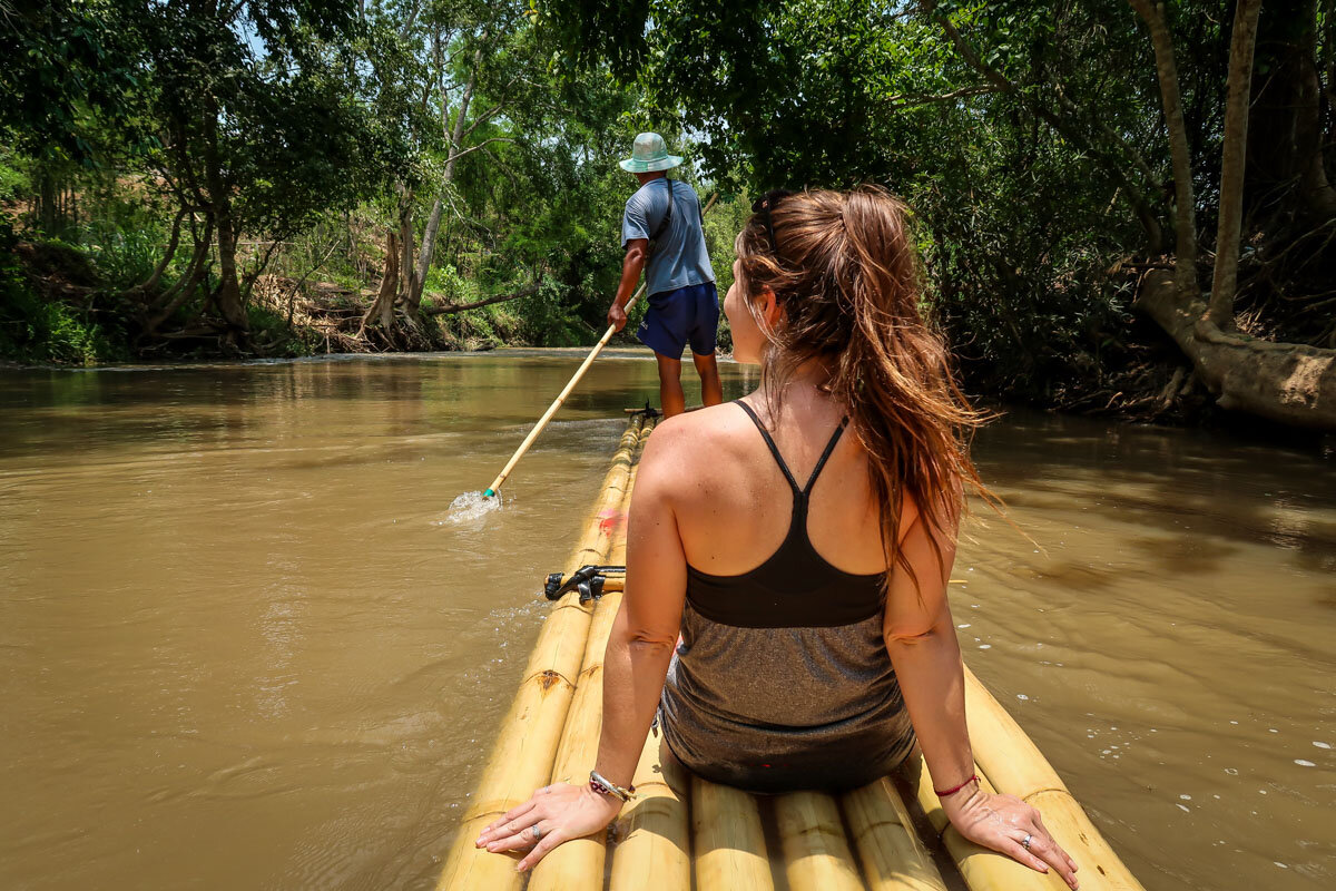 Bamboo rafting in Chiang Mai | Two Wandering Soles