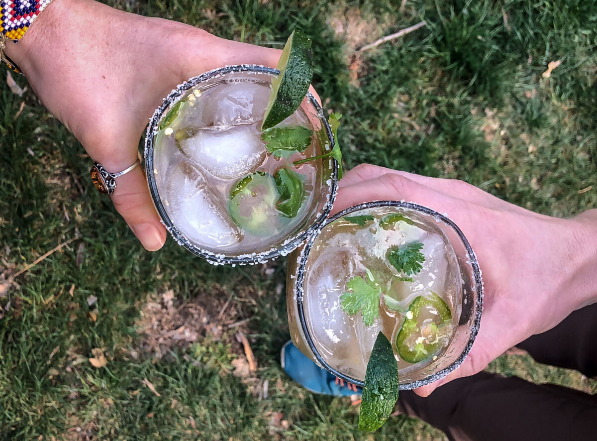 Grapefruit Jalapeño Margarita, anyone?!¡Salud!