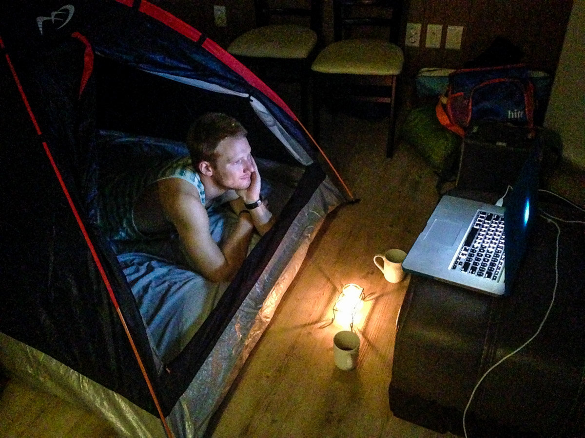 Indoor Camping