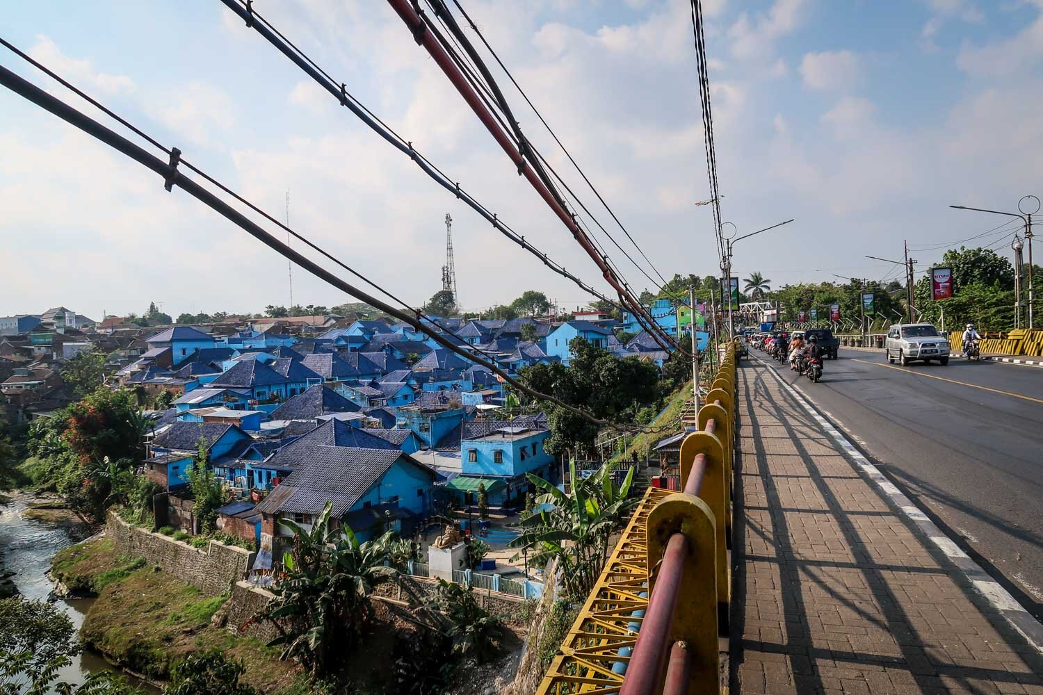 Jodipan Kampung Biru Arema Malang Blue Village