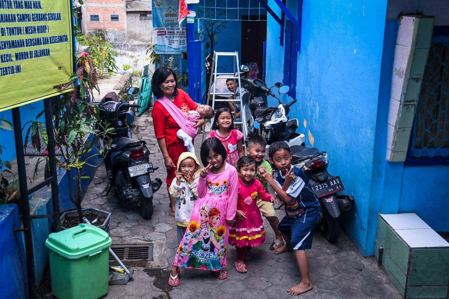 Blue Village Kids Jodipan Kampung Biru Arema Malang