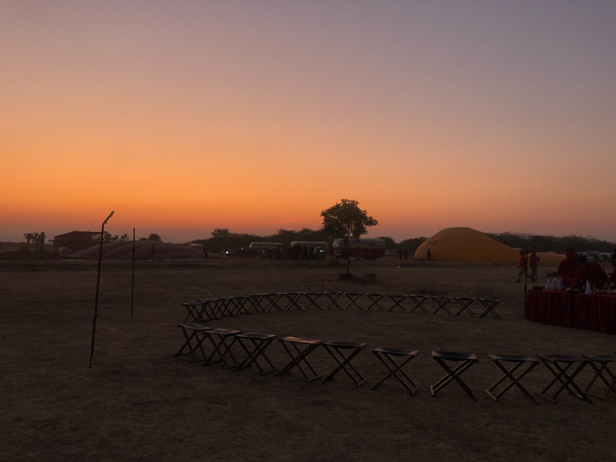 Hot Air Ballooning in Bagan | Pre-flight preparation