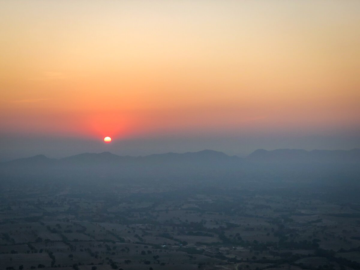 Hot Air Ballooning in Bagan | Sunrise over Bagan