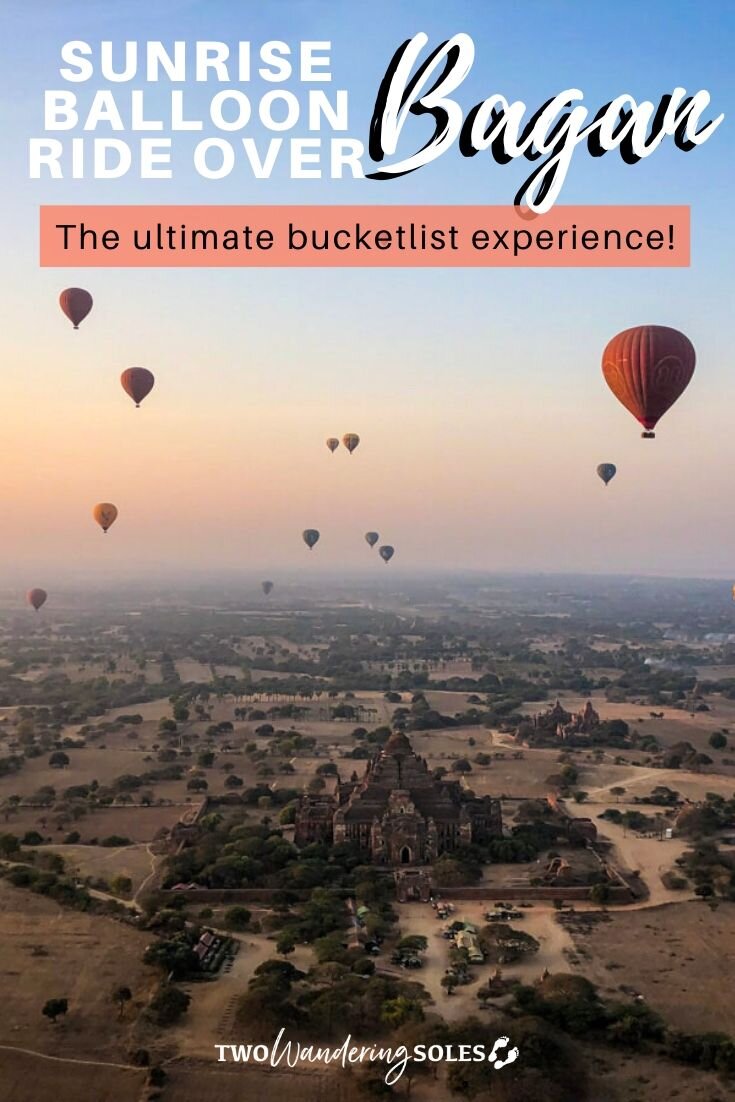 Hot Air Ballooning in Bagan with Balloons Over Bagan | Two Wandering Soles