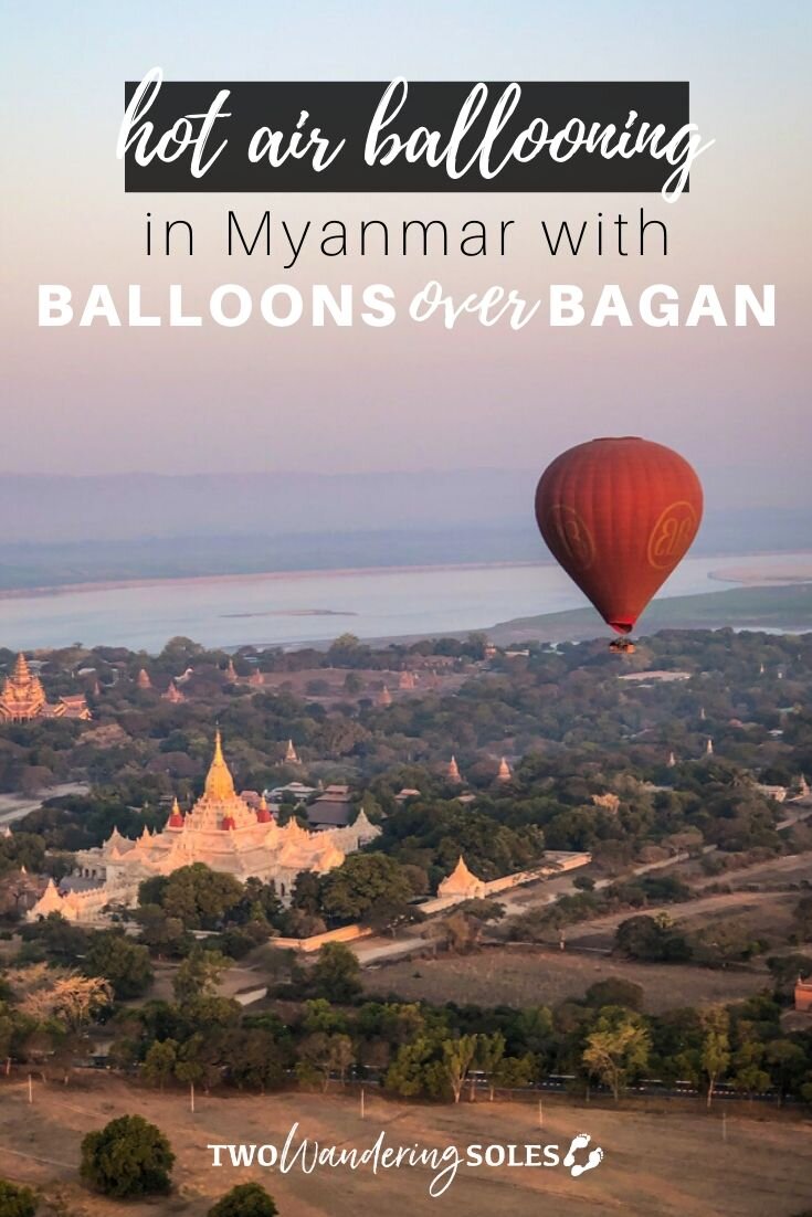Hot Air Ballooning in Bagan with Balloons Over Bagan | Two Wandering Soles