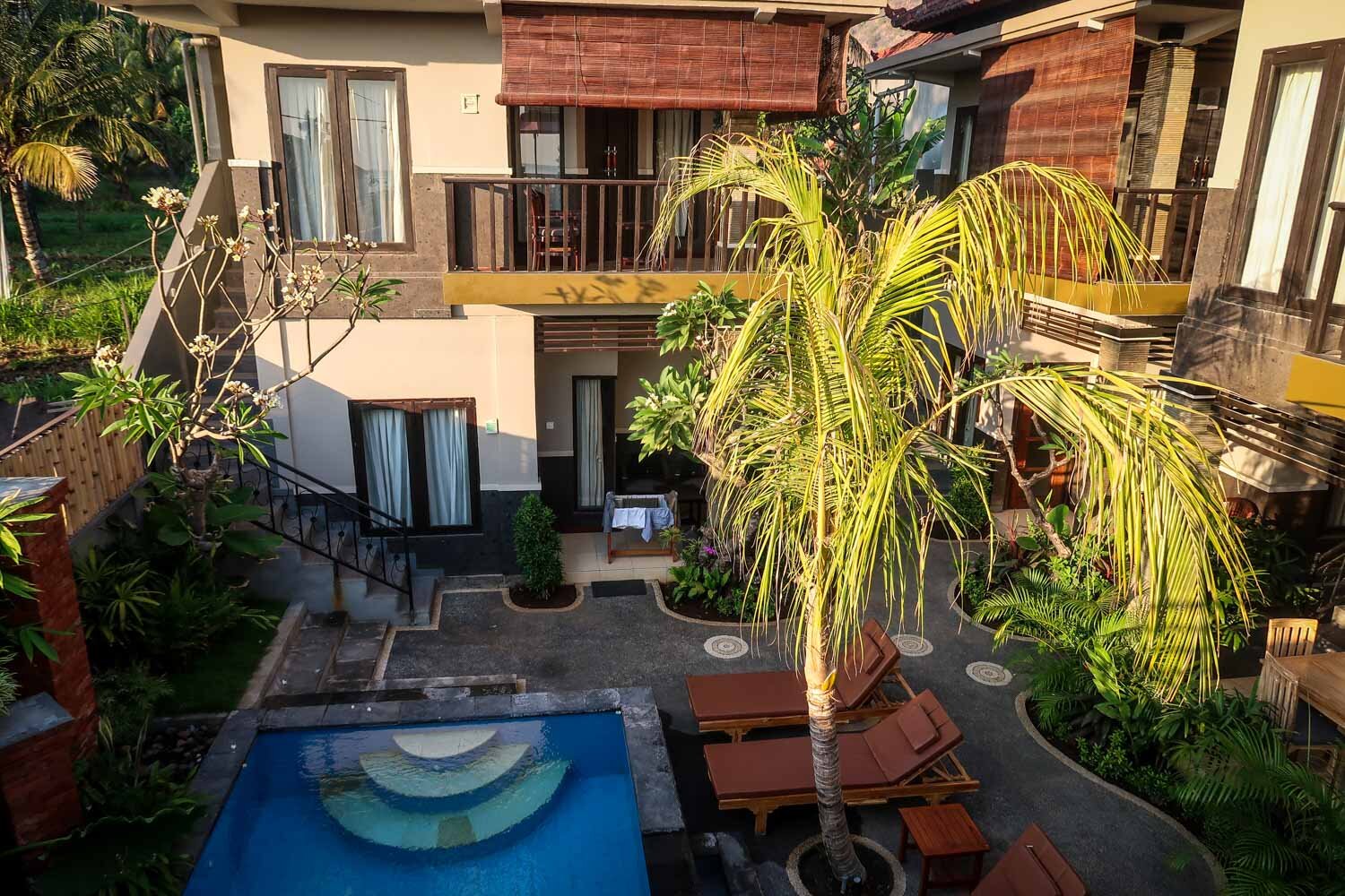 Amed Bali Côté Piscine à l'Hôtel