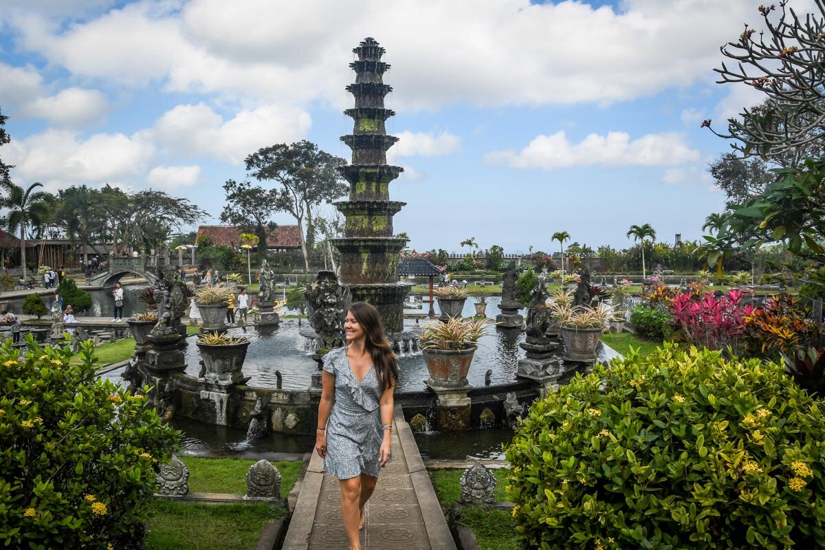 Amed Bali Visite le Jardin du Temple de l'Eau de Tirta Gangga