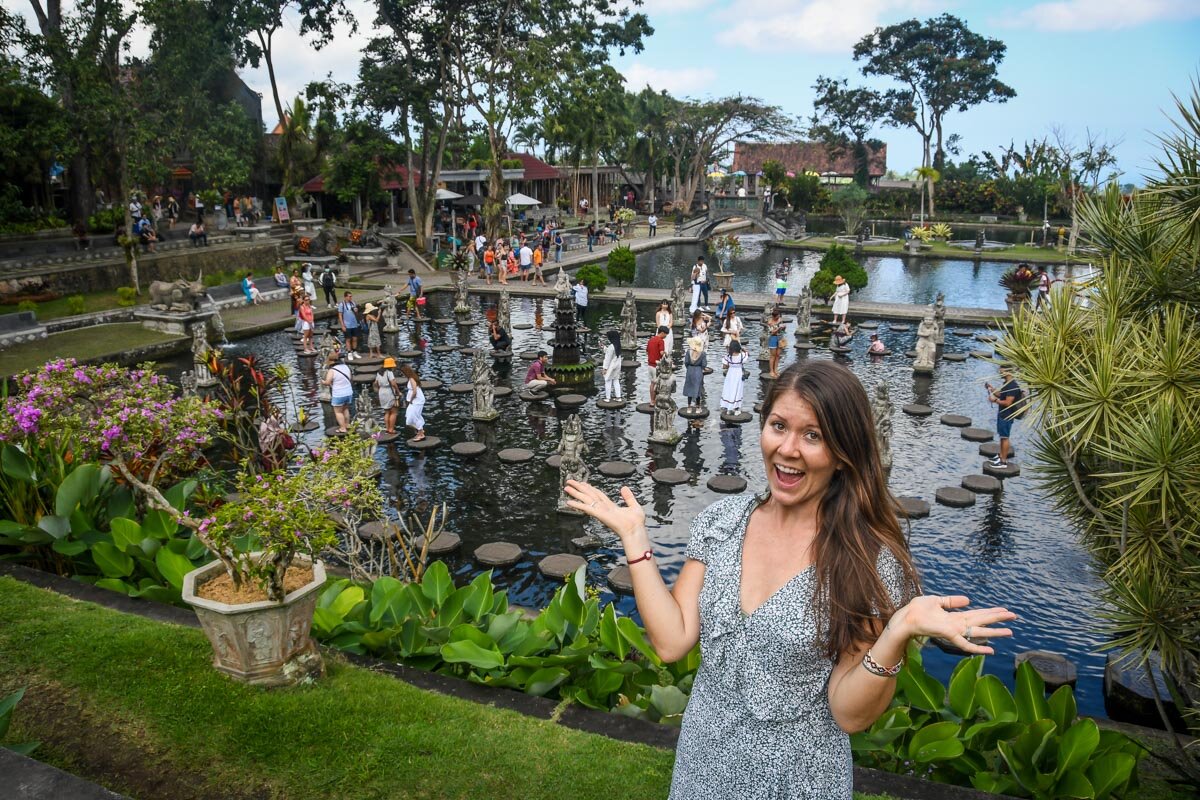 Amed Bali Visite la ligne Instagram du Temple de l'Eau de Tirta Gangga