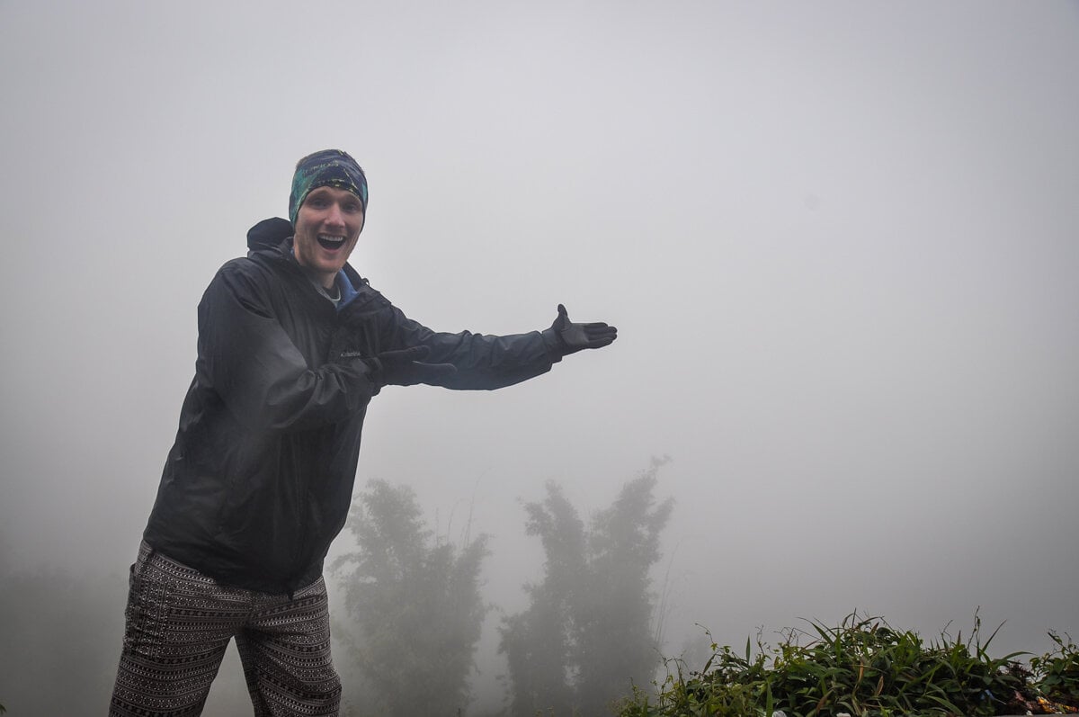 See how cloudy it was in Sapa?! (This was late December.) Luckily, we stuck it out a couple more days and the clouds parted. The photo at the top of this article was also taken in Sapa just two days after this one.