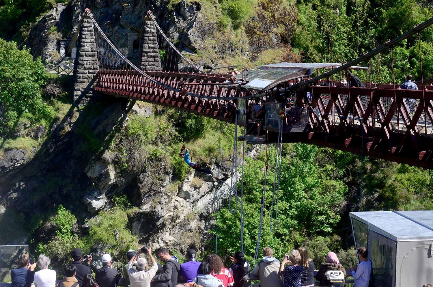 If you look really closely, you can see me jumping off that bridge! Yikes!