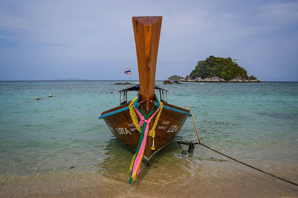 Best Time to Visit Thailand | Long tail boat in Koh Lipe
