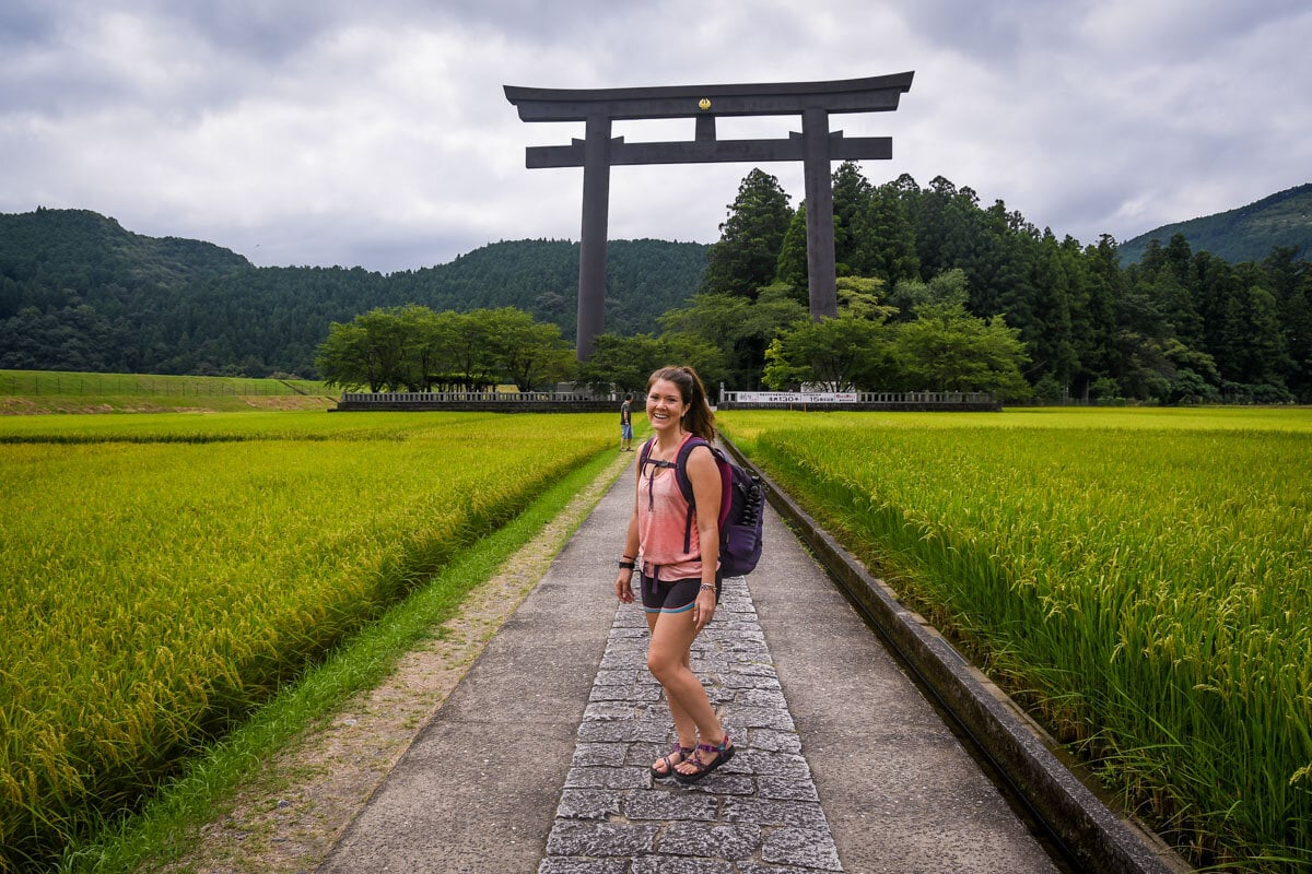 Kumano Kodo Trail Oyunohara Torii Gate