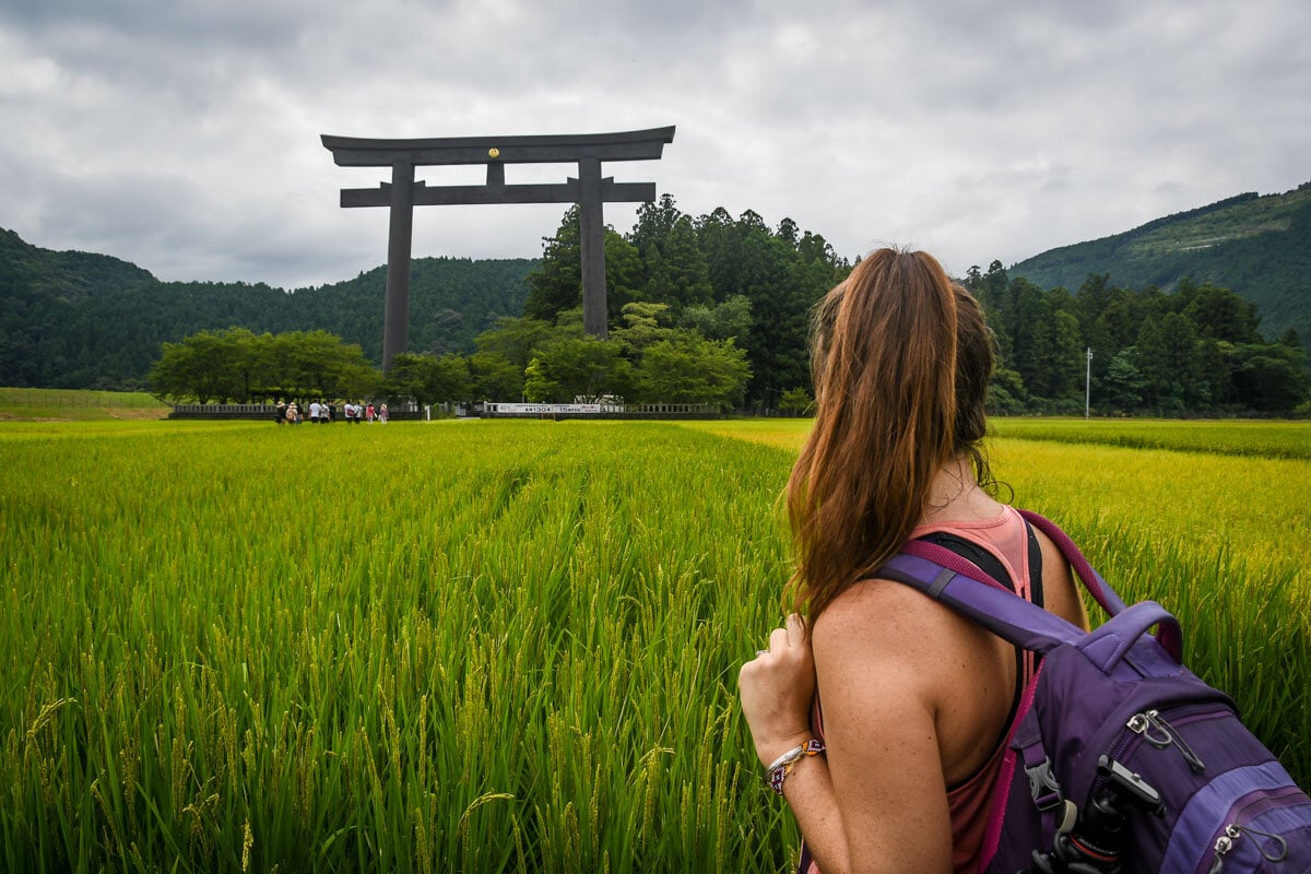 Kumano Kodo Trail Oyunahara Torii Gate