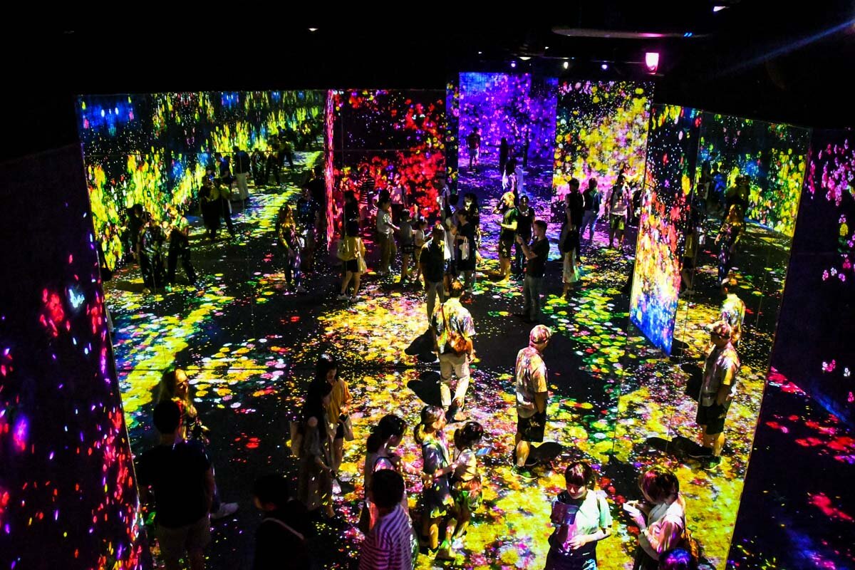 teamLab Borderless Tokyo Guide Forest of Flowers and People