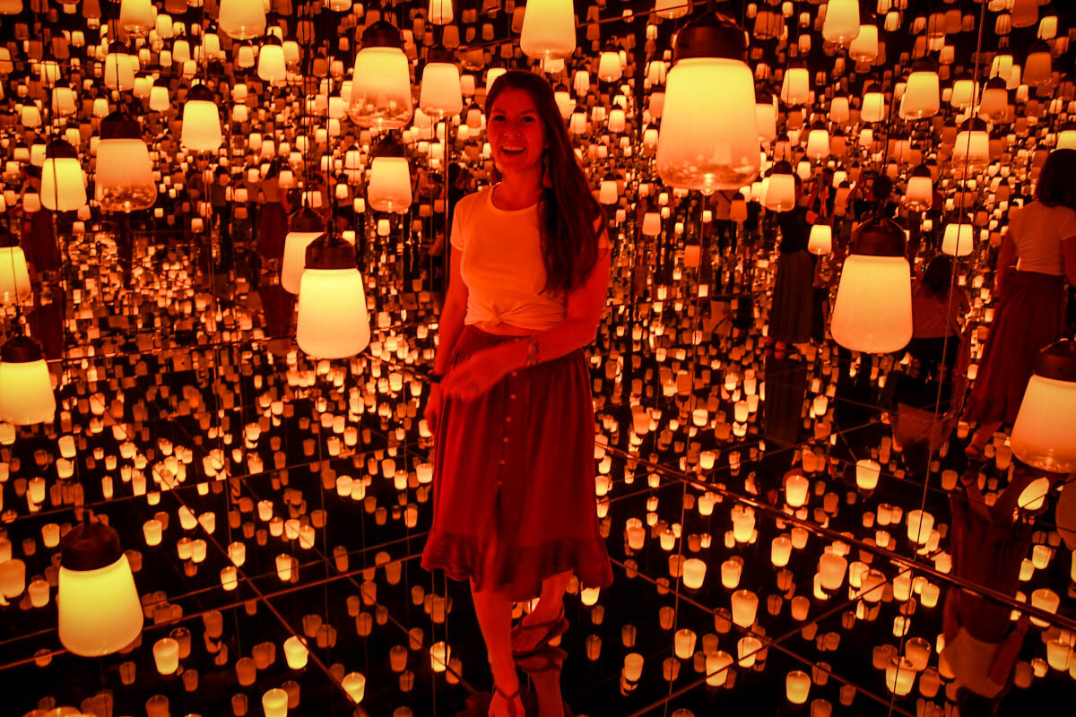 teamLab Borderless Tokyo Guide Floating Lanterns