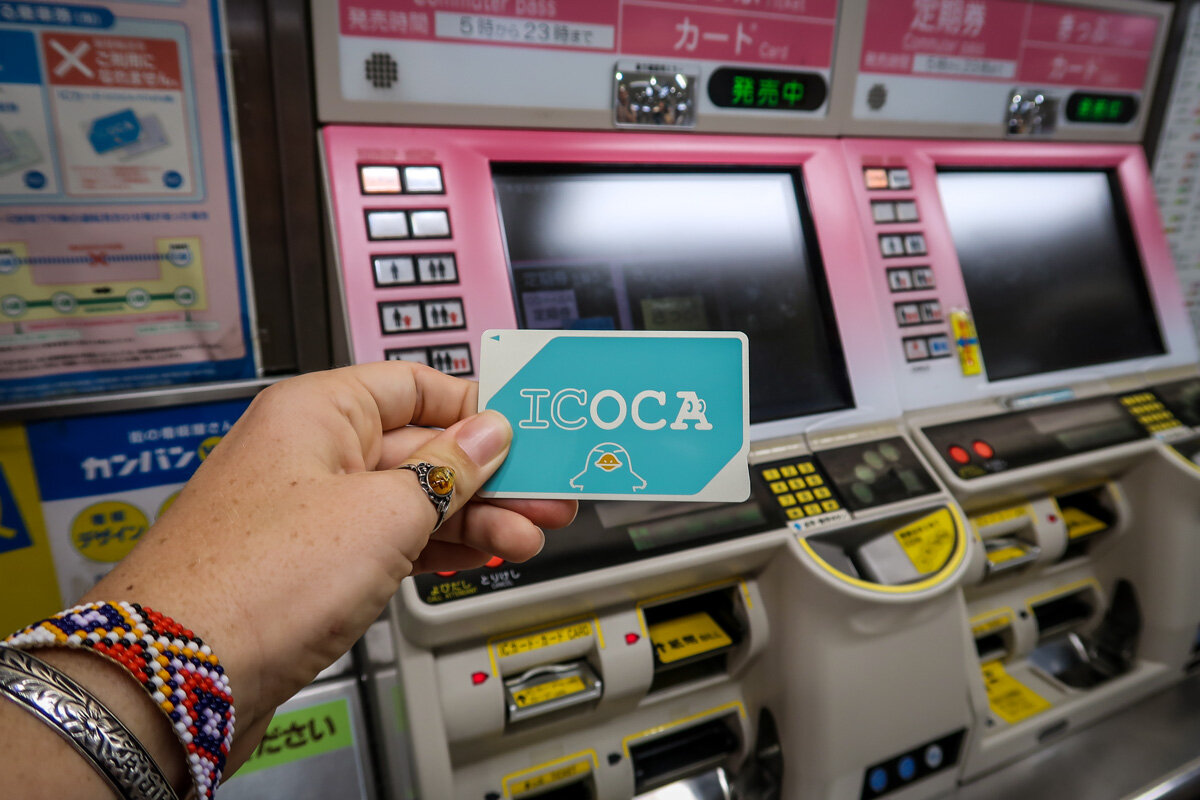 ICOCA Card in Osaka Metro and JR Pass