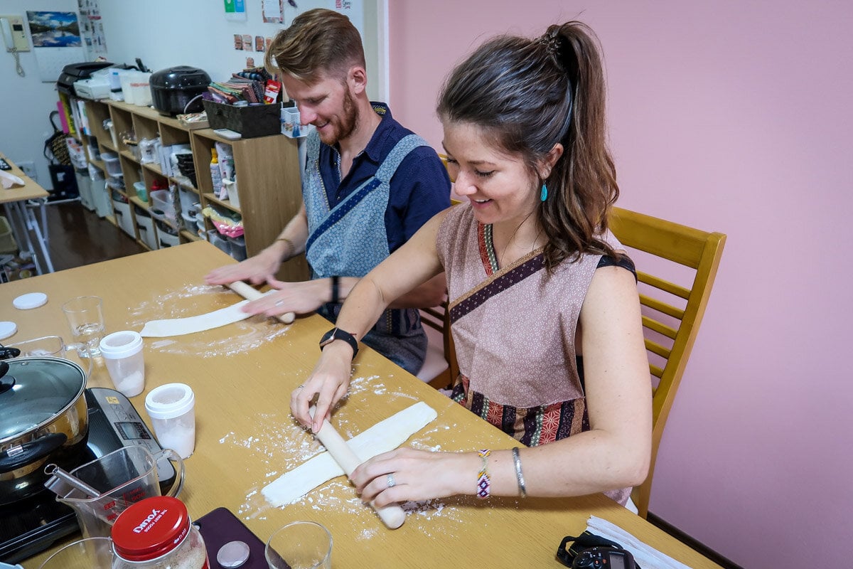 Things to do in Osaka Japan Cooking Class Making Ramen Noodles