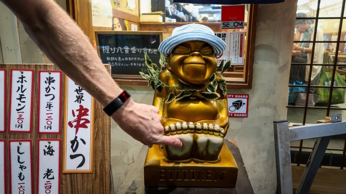Things to Do in Osaka Shinsekai Neighborhood Billiken Statues