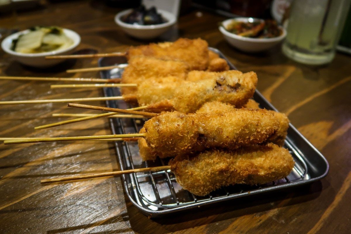 Things to Eat in Osaka Kushikatsu